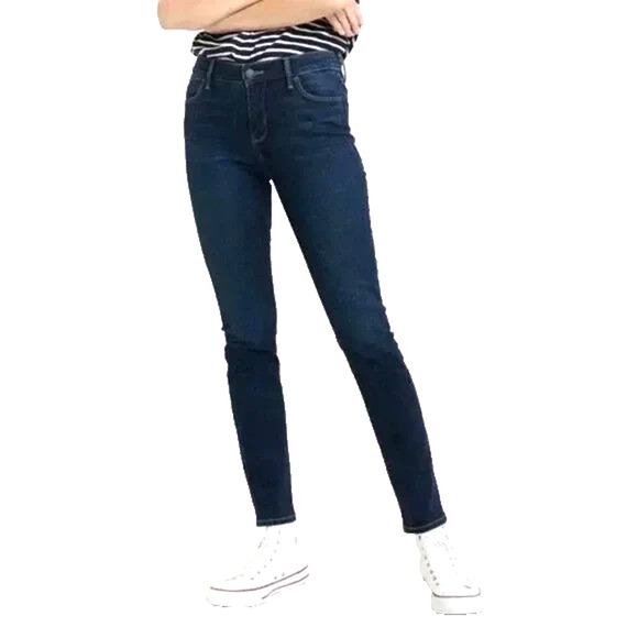 Lucky Brand Womens Hayden Skinny Ankle Montana Dark‎ Wash High Rise Jeans 4/27 - Picture 1 of 12